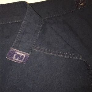 Authentic Fendi Women's Logo Blue Wrap Skirt